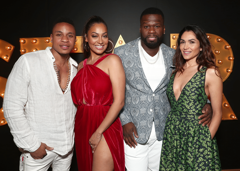 La La and Power cast at a party