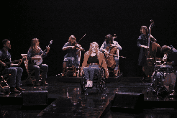 The Tonight Show Starring Jimmy Fallon. Ali Stroker from the cast of Rodgers & Hammerstein's "Oklahoma!" performs on April 2, 2019 ANDREW LIPOVSKY/NBC Ali: Ali Stroker on Wednesday, June 12, 2019 NATHAN CONGLETON/NBC