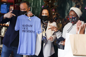 Kamala Harris and her husband 